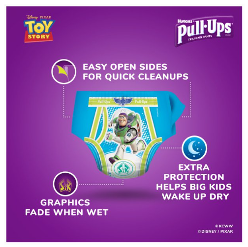 Pull-Ups Boys' Night-Time Training Pants; 2T-3T; 23 Ct