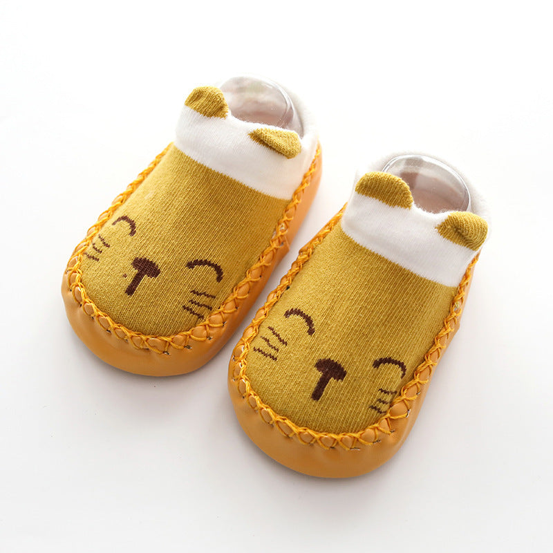 Non-slip Bottom 0-1-3 Years Old Combed Cotton Children's Floor Socks