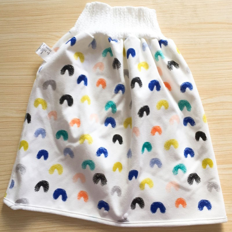 Color: Rainbow, Size: L - Baby diaper skirt