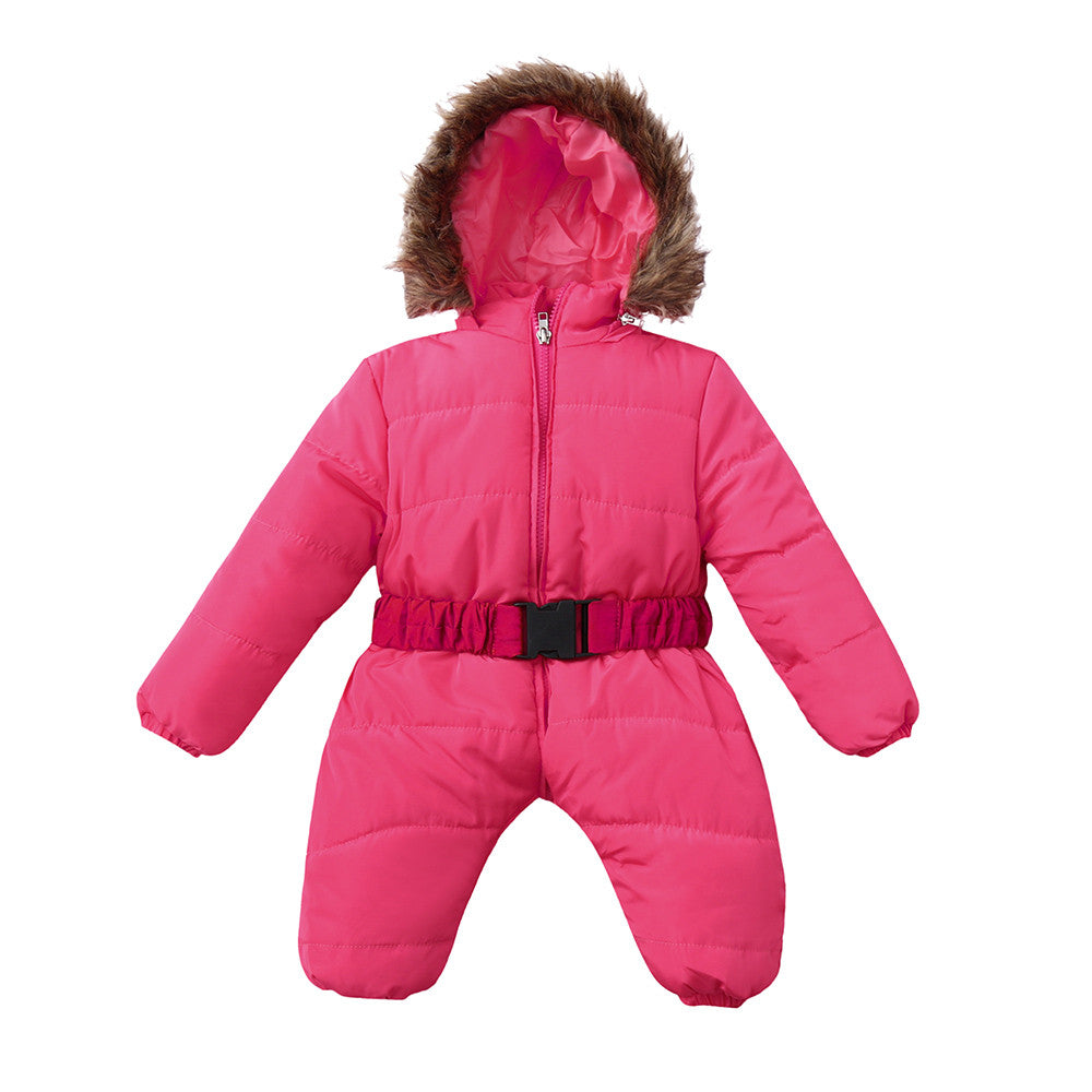 Size: 90cm, Color: Red - Baby jumpsuit