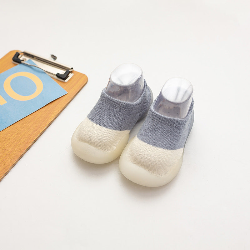 style: H, Shoe size: 20or21 - Children Floor Socks Baby Cartoon Toddler Socks
