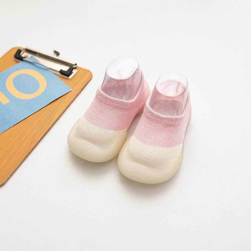 style: F, Shoe size: 18or19 - Children Floor Socks Baby Cartoon Toddler Socks