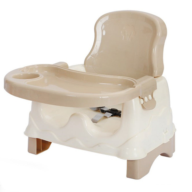Color: Khaki - Multifunctional Folding Home Portable Seat High-Back Universal Chair