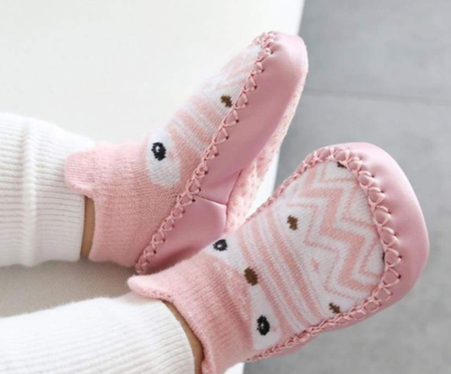 Color: Pink1, Size: 12cm - Baby Floor Socks