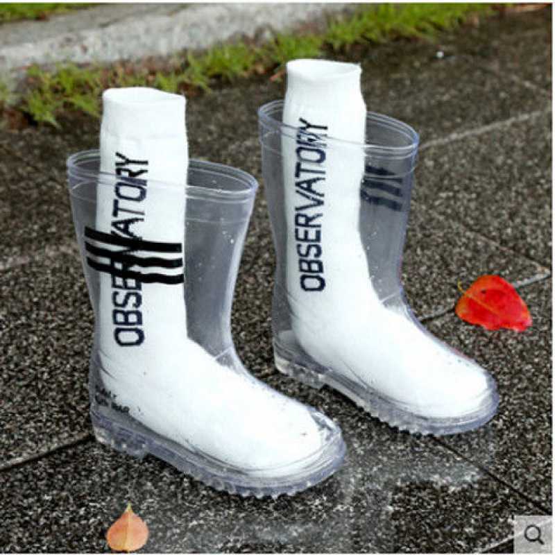 Color: E, Child size: 24 - Boys And Girls Non-slip Water Shoes