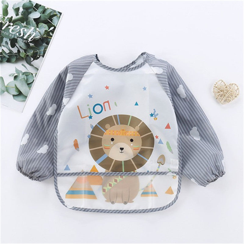 style: D, Size: One size - Baby Anti-wearing Children's Long-sleeved Water Gown