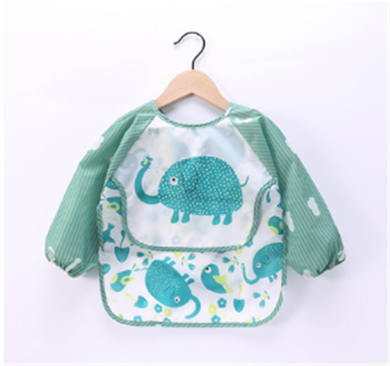 style: E, Size: One size - Baby Anti-wearing Children's Long-sleeved Water Gown