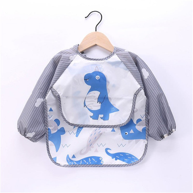 style: F, Size: One size - Baby Anti-wearing Children's Long-sleeved Water Gown