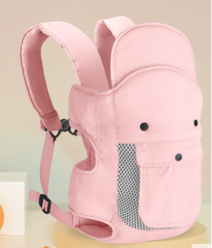 Color: Pink, style: Upgraded version - Front And Back Dual-Purpose Back Type Multifunctional Lightweight Waist Stool For Outing Simple Baby Carrier