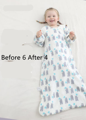Size: 90cm, style: D - Baby Sleeping Bag Spring And Autumn Thin section Baby Summer Young Children Gauze Kick-proof Quilt Newborn Spring And Summer Seasons Universal