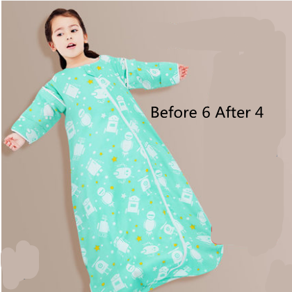 Size: 90cm, style: E - Baby Sleeping Bag Spring And Autumn Thin section Baby Summer Young Children Gauze Kick-proof Quilt Newborn Spring And Summer Seasons Universal