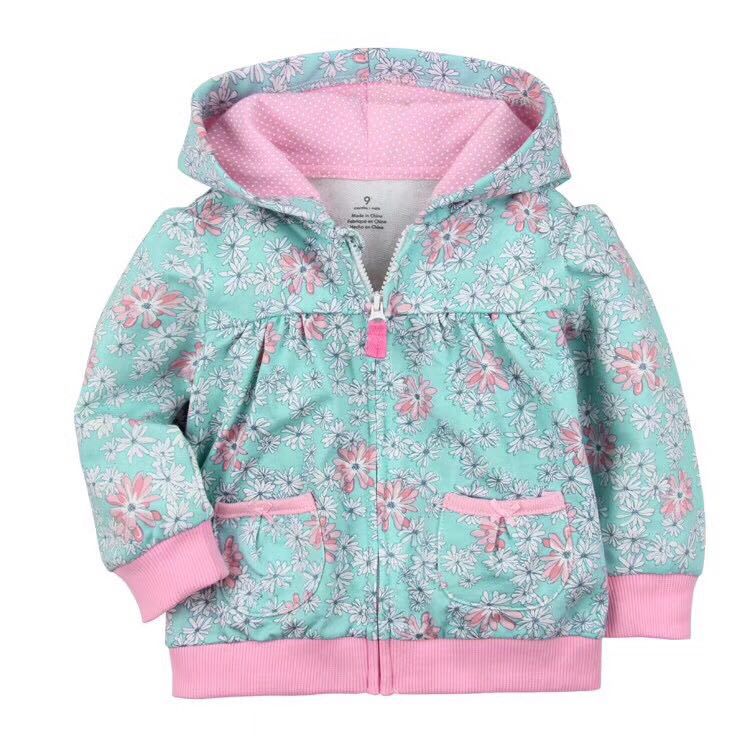 style: Red Floral, Child size: 9M - 27Kid Toddlers Hoodies Boys Girls Spring Jacket Little Baby Infant Dinosuar Cartoon Hooded Kids Cute Boys Outwear Sweatshirt