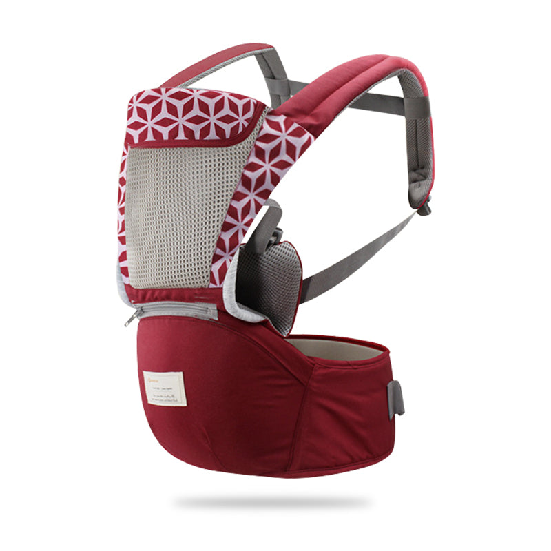 Color: Claret - Multi-functional baby waist stool