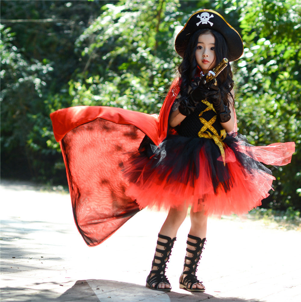 Size: 30, Color: Shoes - girl''s Halloween Dress Suit cos pirate costume