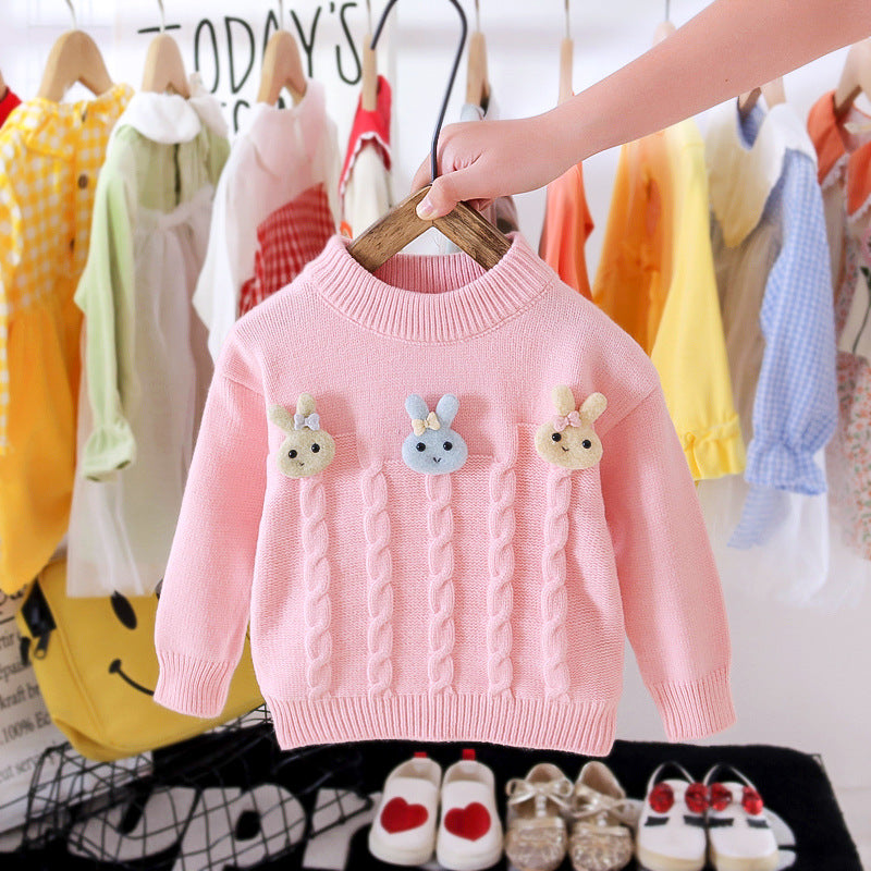 Children's Western style pullover sweater