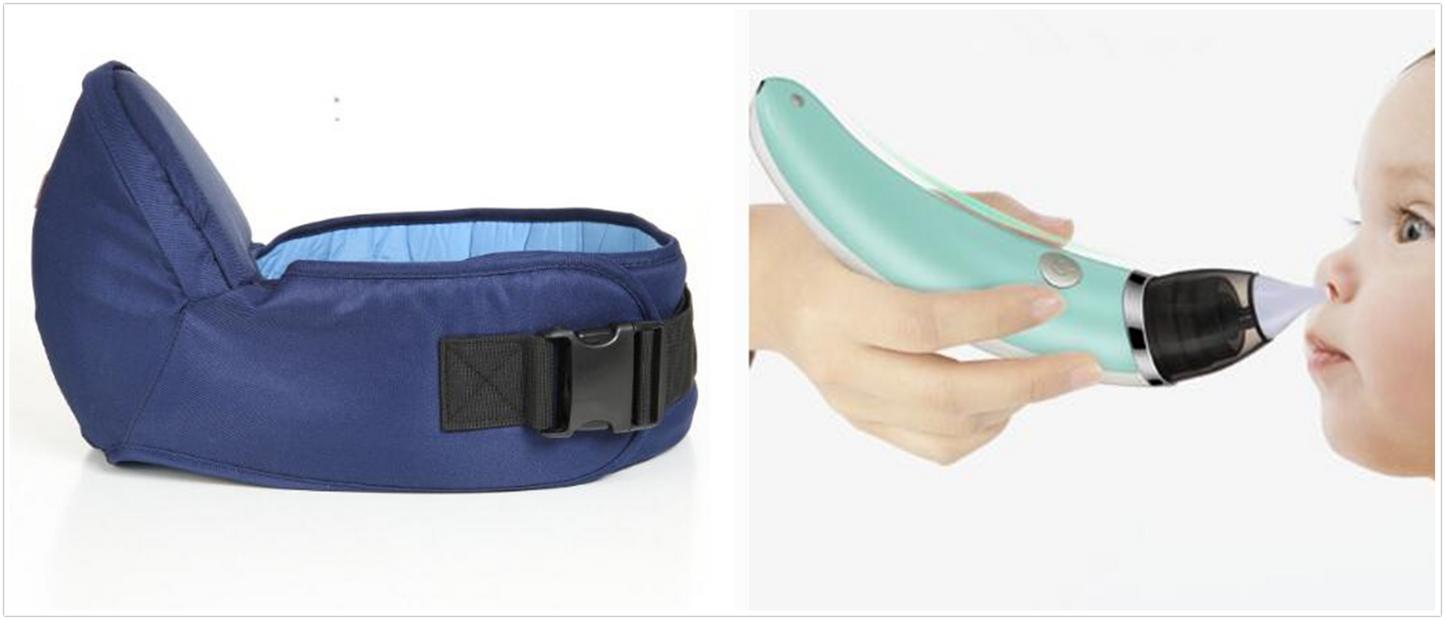 Color: Dark blue set - Baby out of the baby waist stool baby holding stool non-slip design straps hold baby waist stool maternal and child supplies