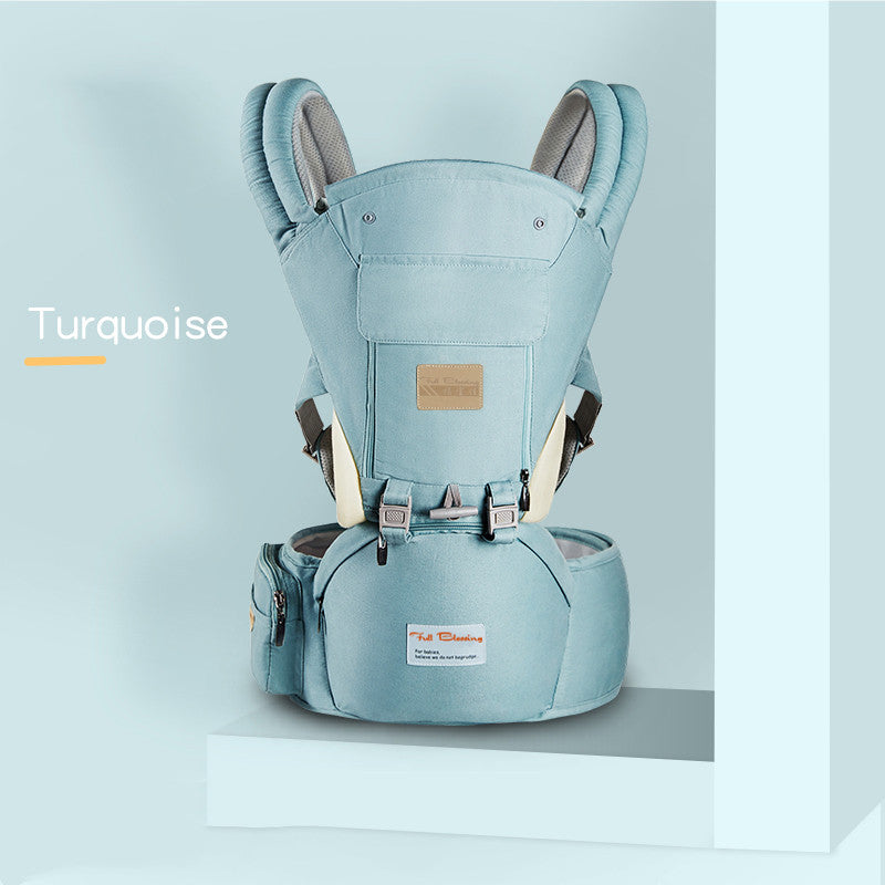 Color: Green - Baby waist stool baby carrier