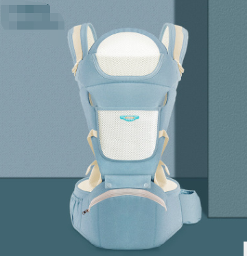 Color: Blue, Style: Polyester cotton - Multifunctional stool holding baby artifact