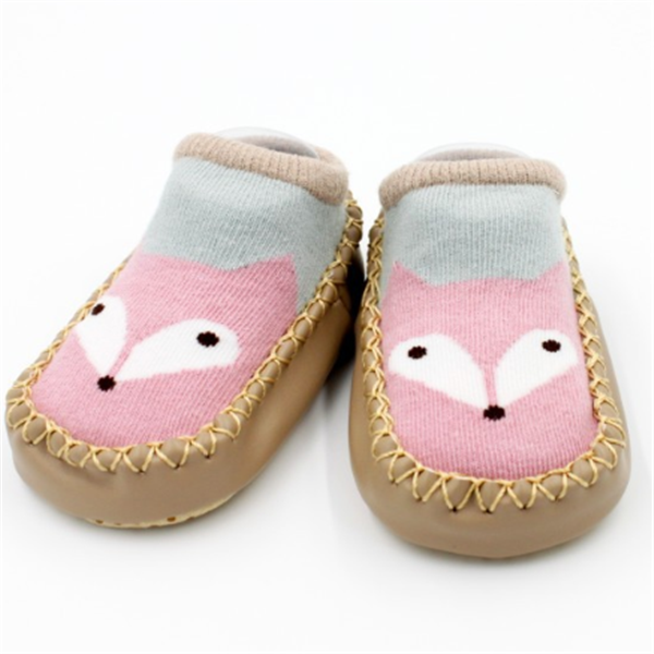 Color: Dark brown, Size: 12cm - Baby Floor Socks