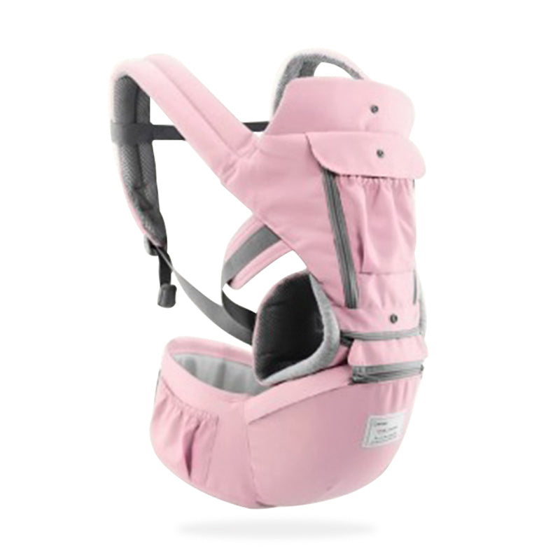 Color: Pink without box - Multi-functional baby waist stool