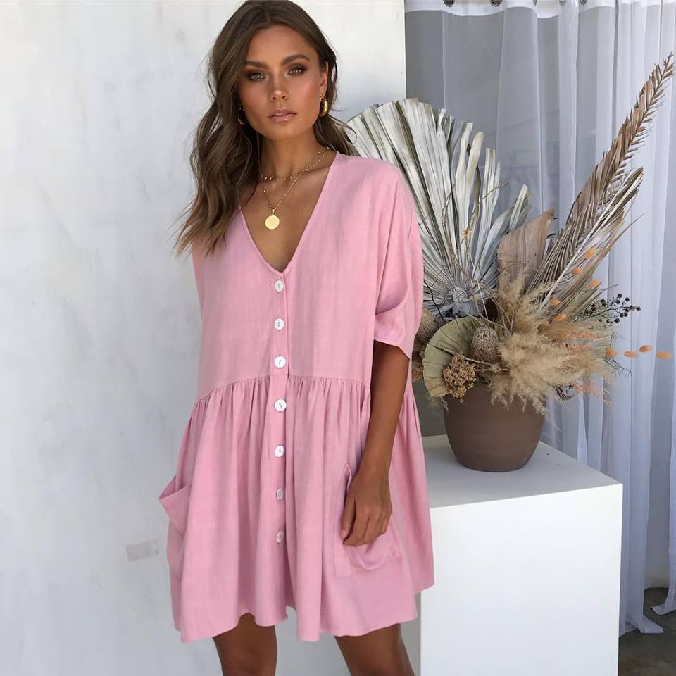 Color: Pink1, size: S - Lace Sleeveless Maternity Dress