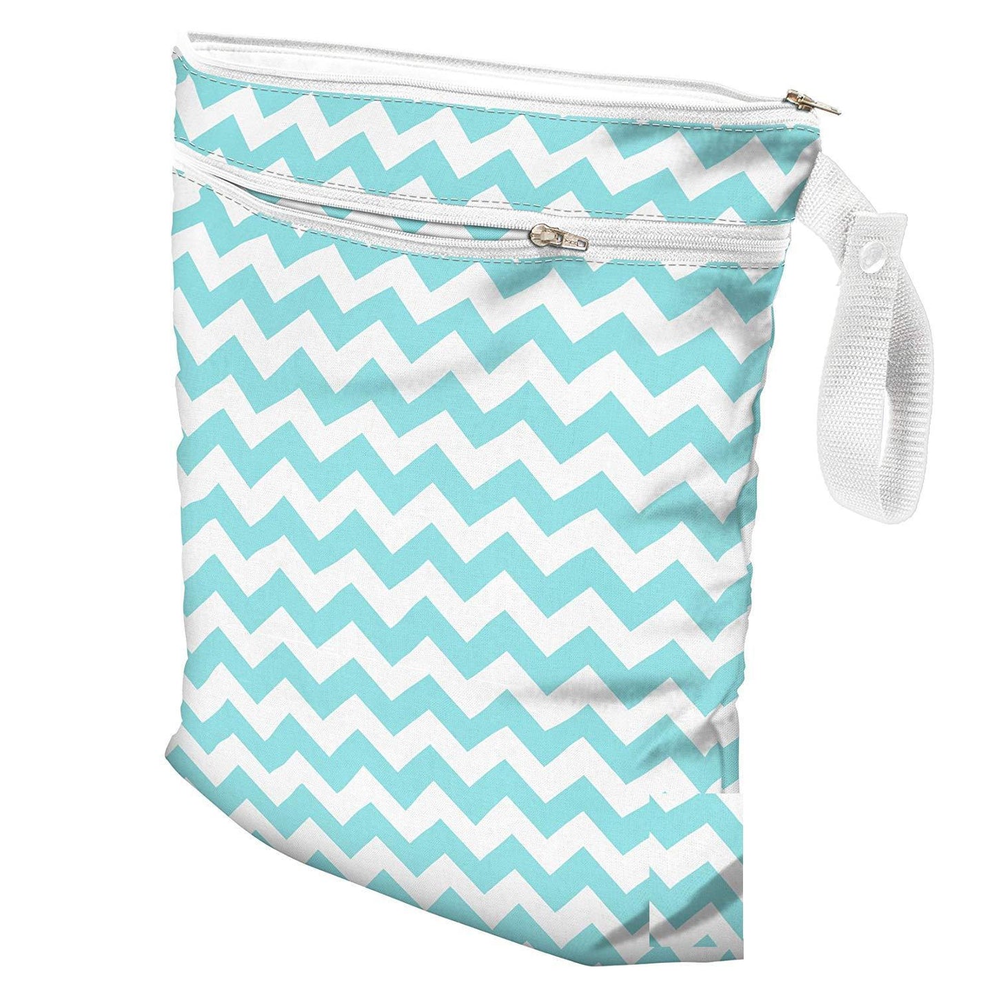 OhBabyKa Baby Diaper Bags Printed Double Zippered Wet/Dry Bag Waterproof Wet Cloth Diaper Backpack Reusable Diaper Cover WetBag