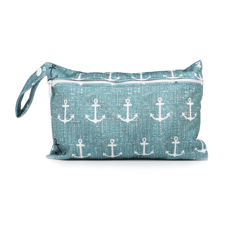 Mini single zipper diaper bag cotton storage bag