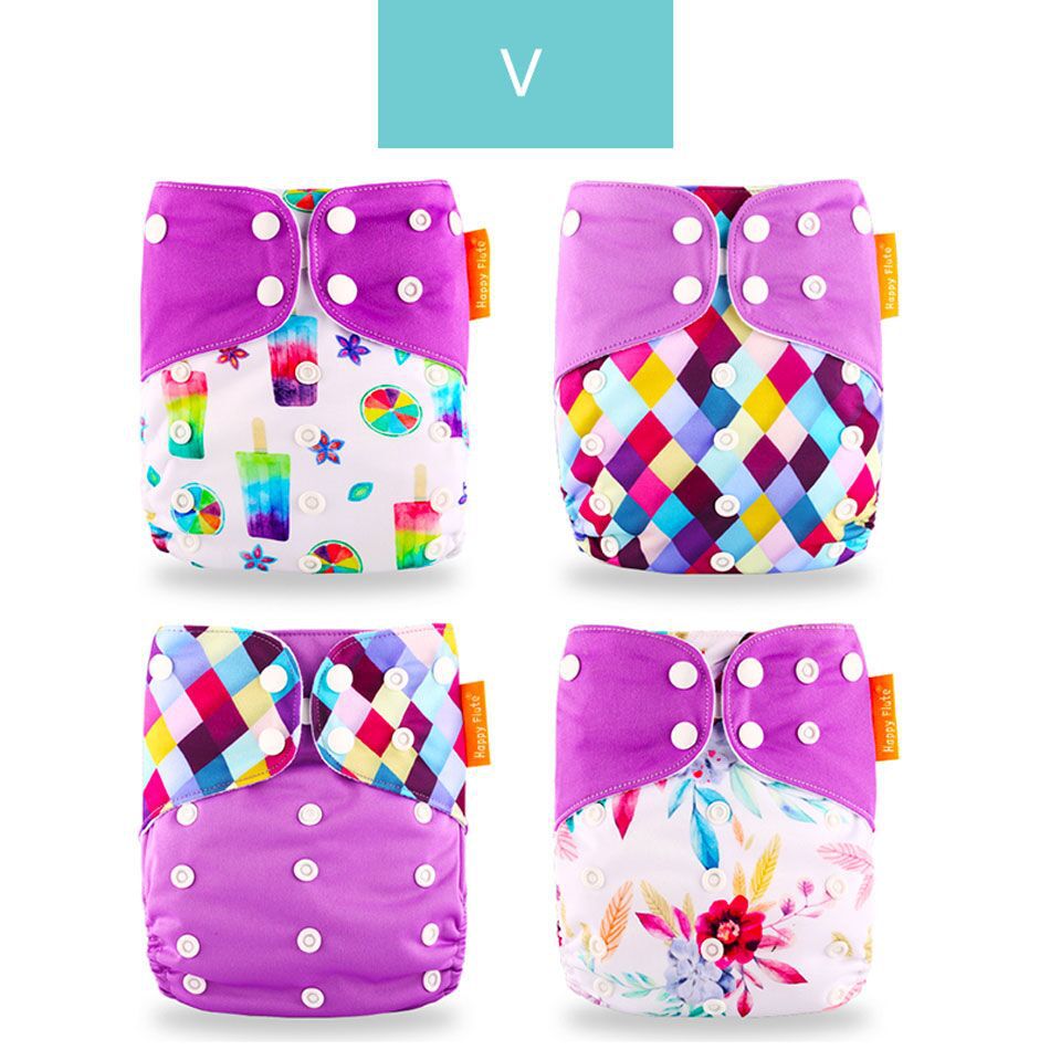 Specification: V - Washable Eco-friendly Cloth Diaper Ecological Adjustable Nappy Reusable Diaper