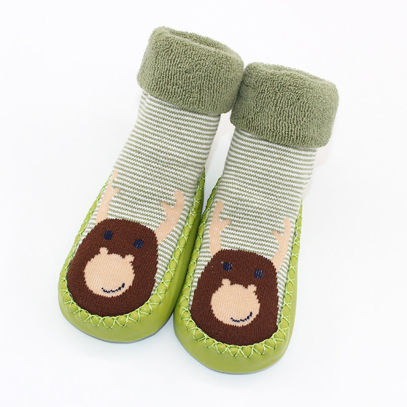 Cartoon Non-Slip Soft Sole Baby Toddler Shoes And Socks