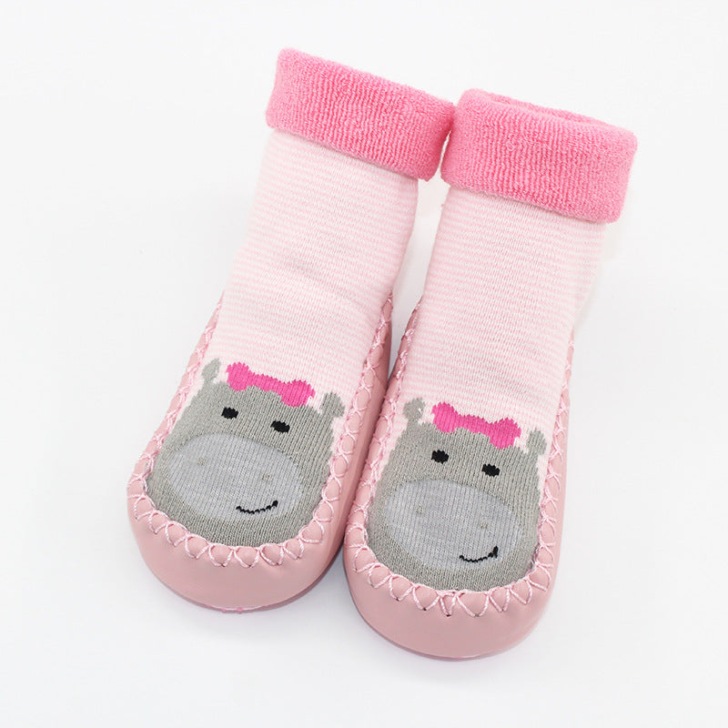 Cartoon Non-Slip Soft Sole Baby Toddler Shoes And Socks