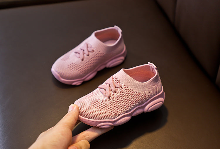 Color: Pink, Size: 13.5cm - One foot lazy shoes