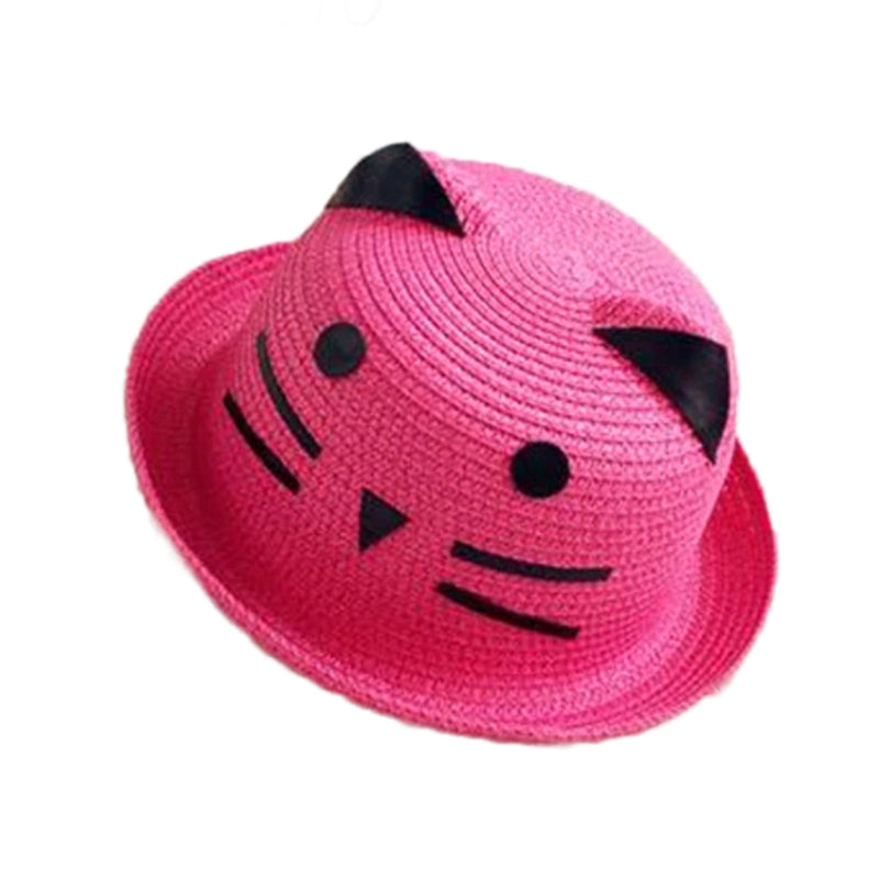Korean style princess kids sun shade straw hat