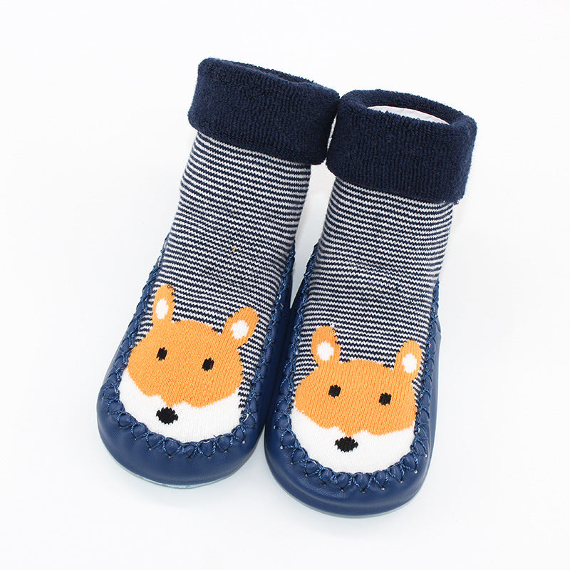 Cartoon Non-Slip Soft Sole Baby Toddler Shoes And Socks