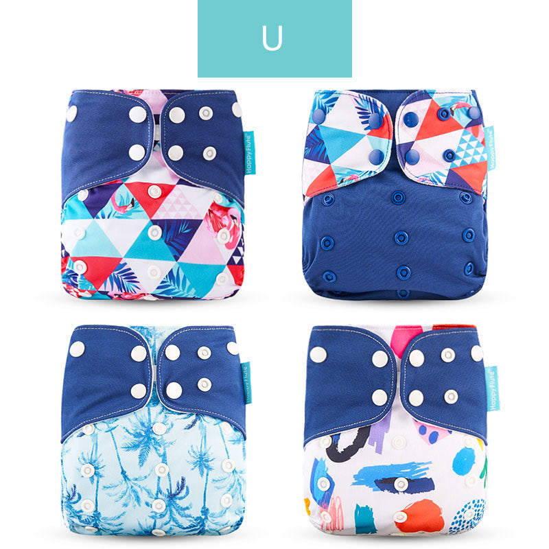 Specification: U - Washable Eco-friendly Cloth Diaper Ecological Adjustable Nappy Reusable Diaper