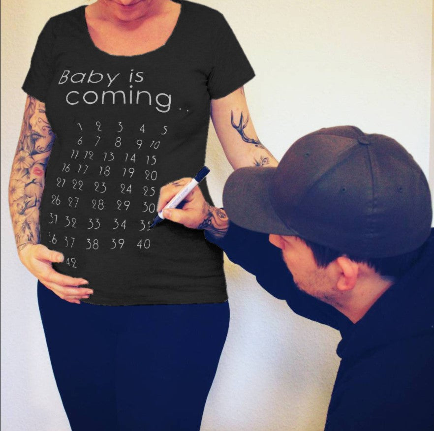 Color: I, Size: S - Fun Hand Print Maternity