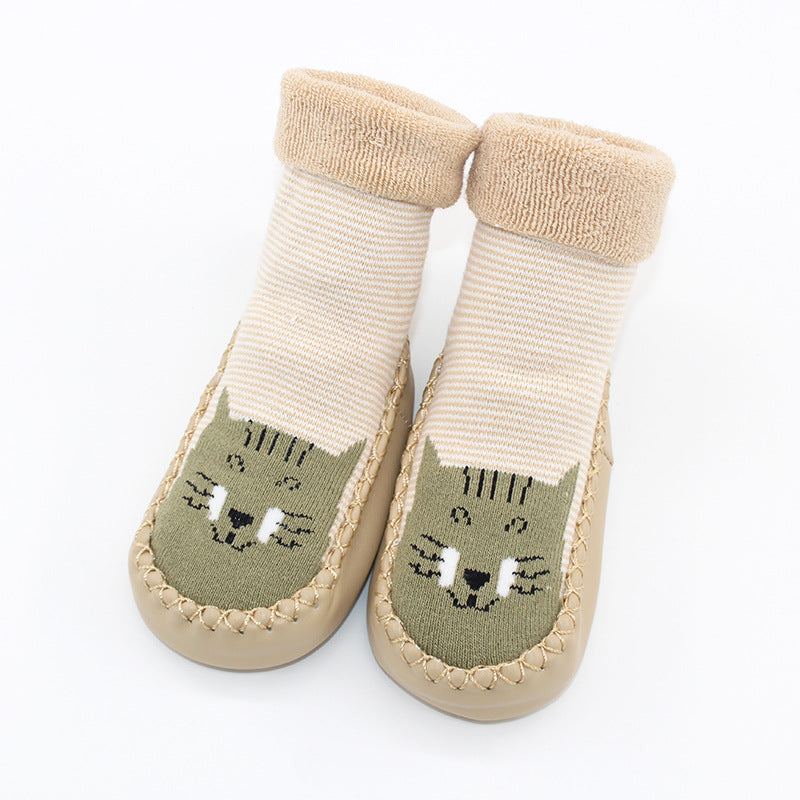 Cartoon Non-Slip Soft Sole Baby Toddler Shoes And Socks