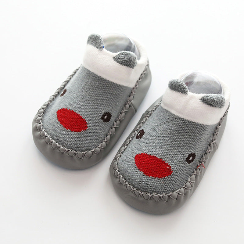 Non-slip Bottom 0-1-3 Years Old Combed Cotton Children's Floor Socks
