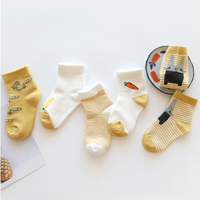 Girls cotton tube socks