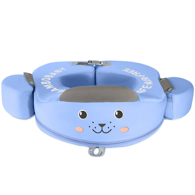 Color: 3D underarm blue - Baby Swimming Ring Floats