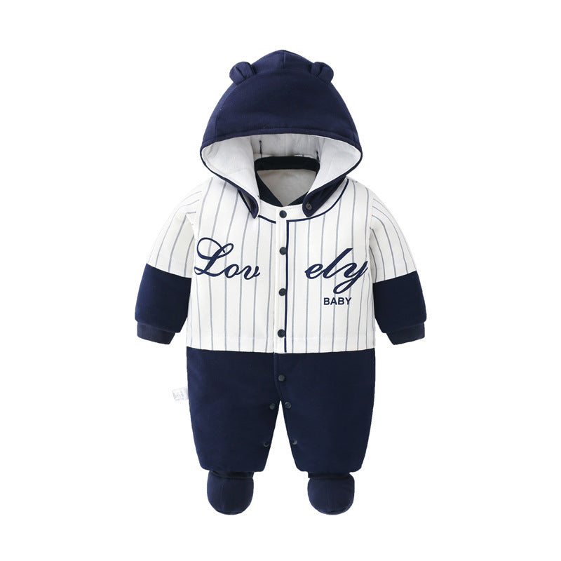 Color: 20 stytle, Size: 3m - The baby thickens the onesie