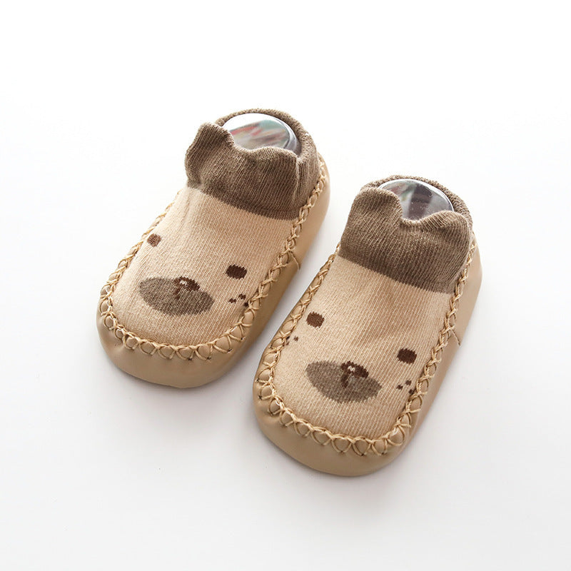 Non-slip Bottom 0-1-3 Years Old Combed Cotton Children's Floor Socks