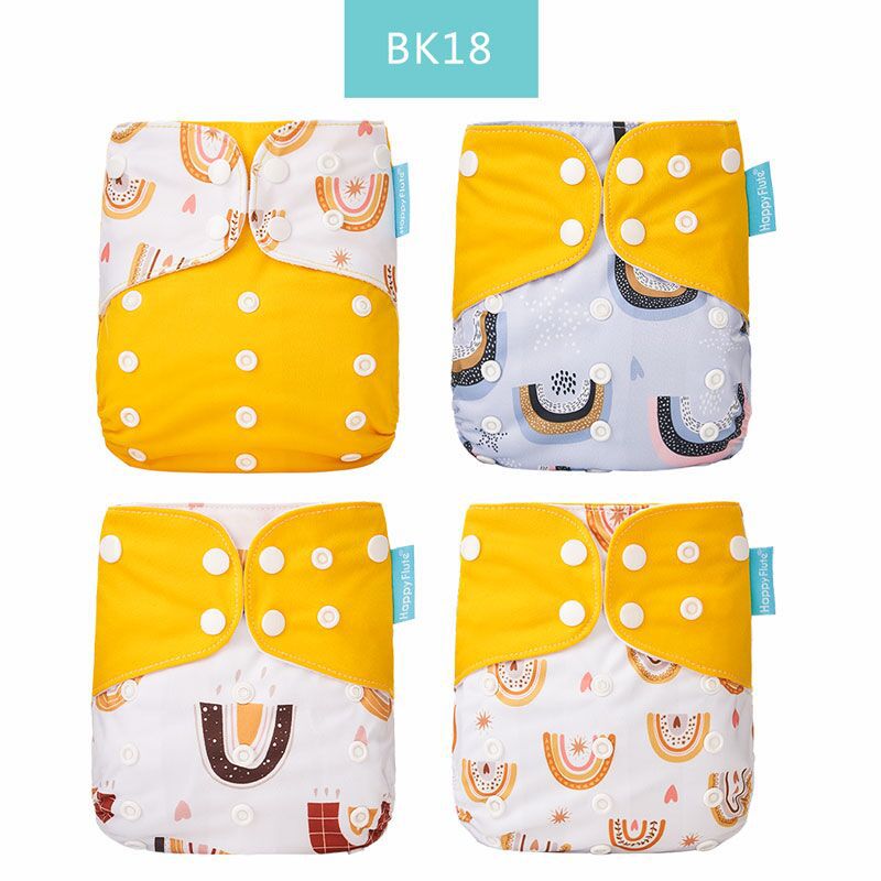 Specification: BK18 - Washable Eco-friendly Cloth Diaper Ecological Adjustable Nappy Reusable Diaper
