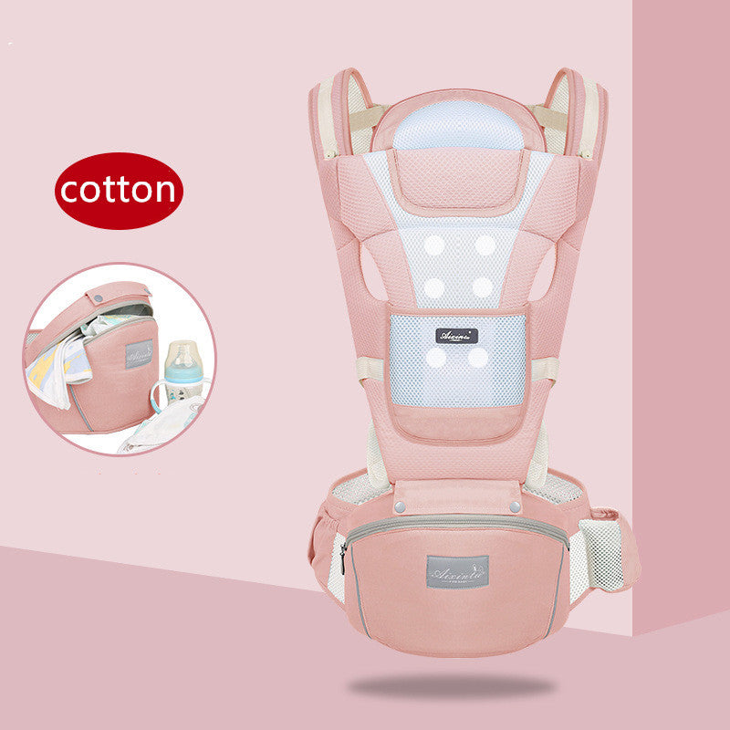 Color: Pink, Style: B Style - Baby waist stool