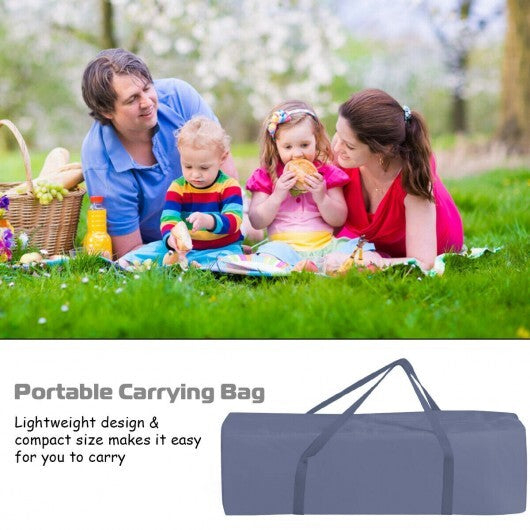 Foldable Safety Baby Playard for Toddler Infant with Changing Station-Gray - Color: Gray