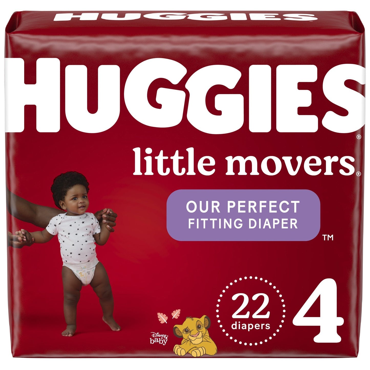 Huggies Little Movers Baby Diapers Size 4; 22 Count