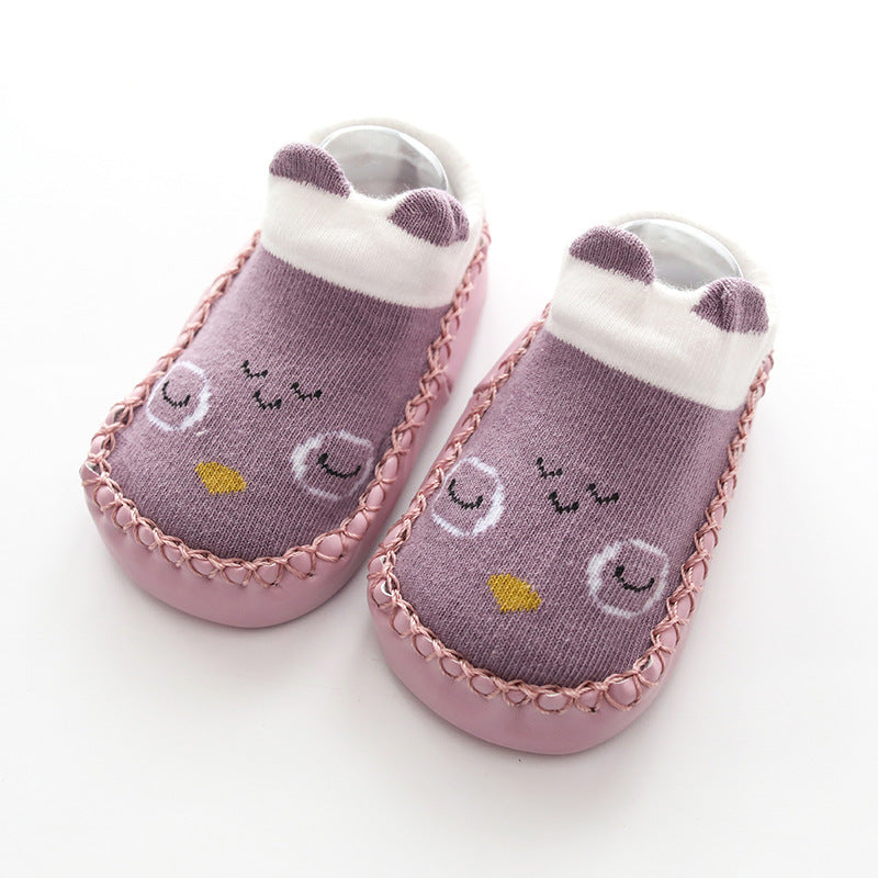 Non-slip Bottom 0-1-3 Years Old Combed Cotton Children's Floor Socks