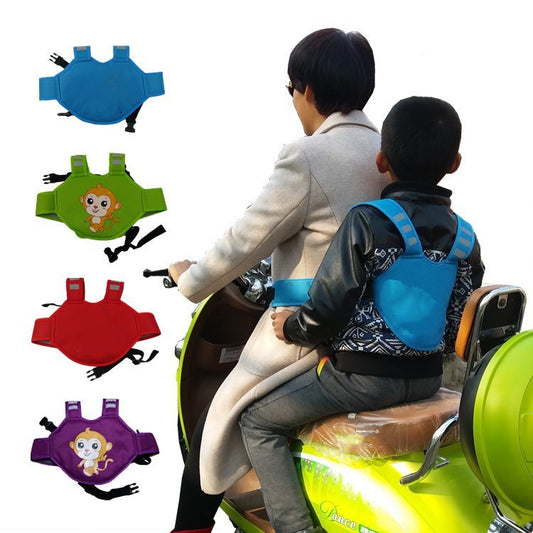 Electric car child safety belt