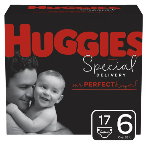 Huggies Special Delivery Hypoallergenic Baby Diapers;  Size 6;  17 Ct;  Jumbo Pack