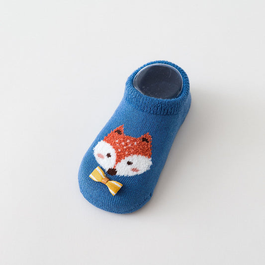 style: K, Size: S - Cute Cartoon Children's Socks Terry Thickened Baby