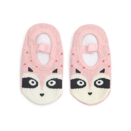 Color: Pink, Size: 12cm - Non-slip animal floor socks